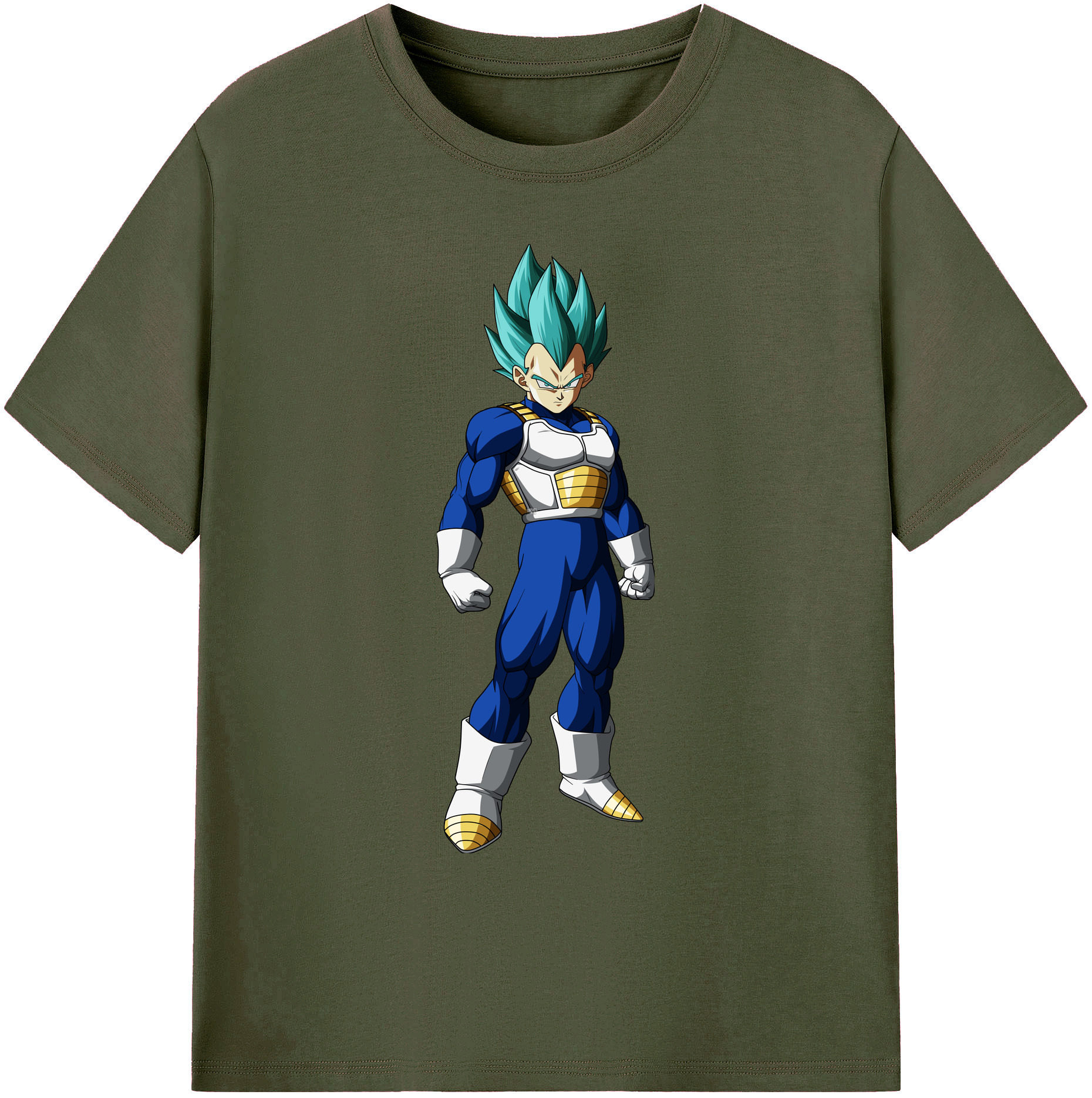 （画像用） ドラゴンボール ベジータ四世（Bejīta Yonsei）DRAGON BALL Vegeta IV 綿100％ メンズ半袖Tシャツ｜肌触りやわらか＆通気性